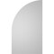 Ekena Millwork Quarter Round Top Right Surface Mount PVC Gable Vent w/ 2"W x 2"P Brickmould Sill Frame, 16"W x 28"H GVPQR16X2803SN - alternate 5